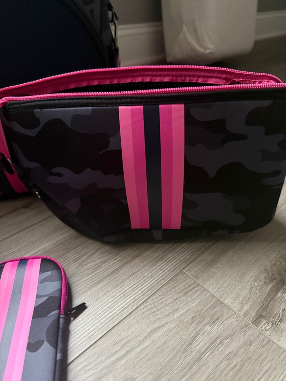 Haute Shore Billie Epic Tennis Camouflage Bag Set with Pink Stripes - Picture 5 of 9